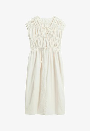 kay/day, DRESS WITH TIE DETAILS. - Freizeitkleid - white