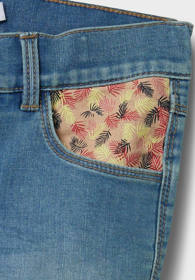 Kinder Jeggings | Name it SALLI PATCHWORK Jeans Shorts medium blue denim/dunkelblau - IK71188 Kinder Jeggings | Name it SALLI PATCHWORK Jeans Shorts medium blue denim/dunkelblau - IK71188