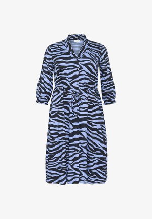 Kaffe Curve, KCOLENA - Robe chemise - blue black graphic