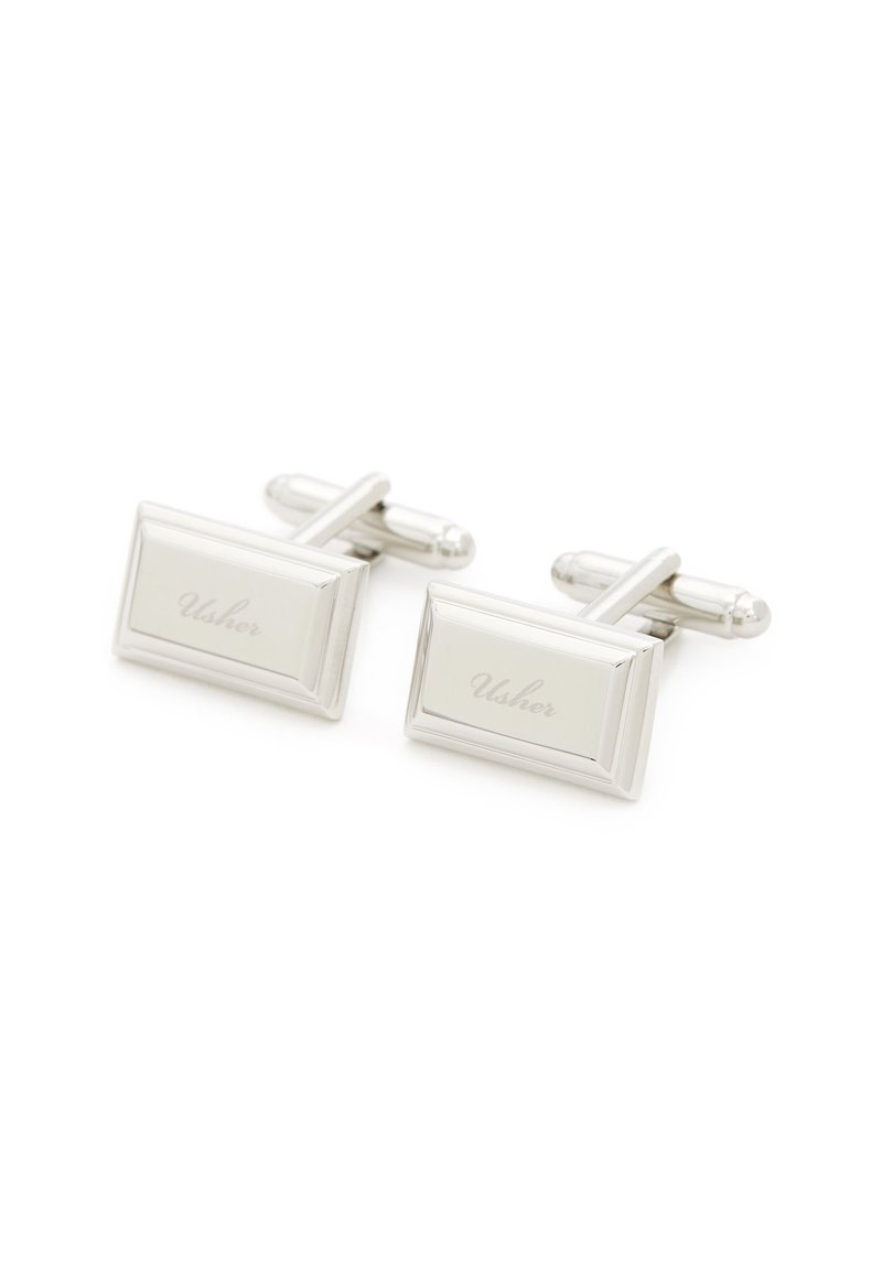 Next WEDDING CUFFLINKS Manschettenknopf silver tone usher/offwhite