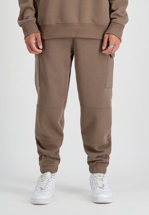 X-FIT LABEL JOGGER - Donji dijelovi trenirke - taupe