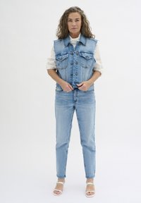 My Essential Wardrobe - DANGO - Weste - light blue retro wash Thumbnail-Bild 1