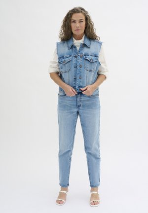 DANGO - Strukirani kaput - light blue retro wash