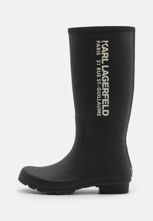 KALOSH LINED HI LEG - Gummistøvler - black
