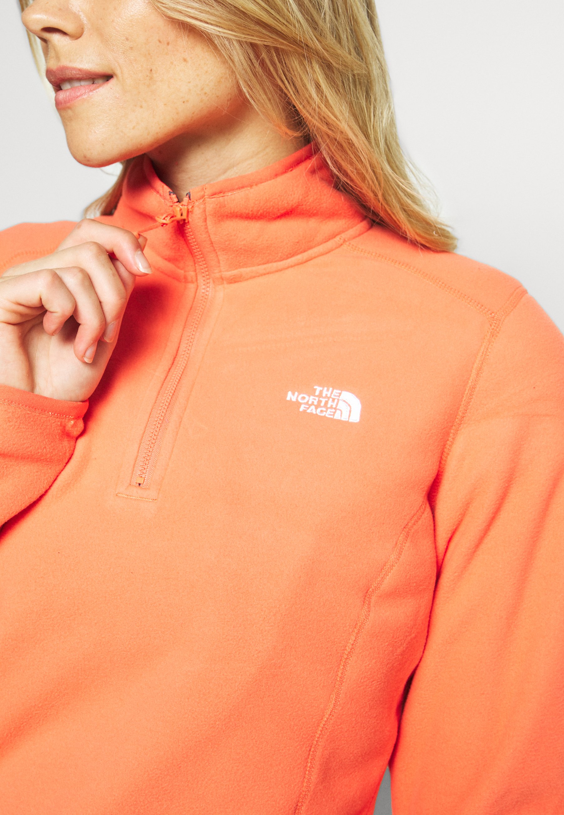 ZIP - Fleece jumper - emberglow orange 