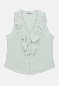 Top - sage/off-white