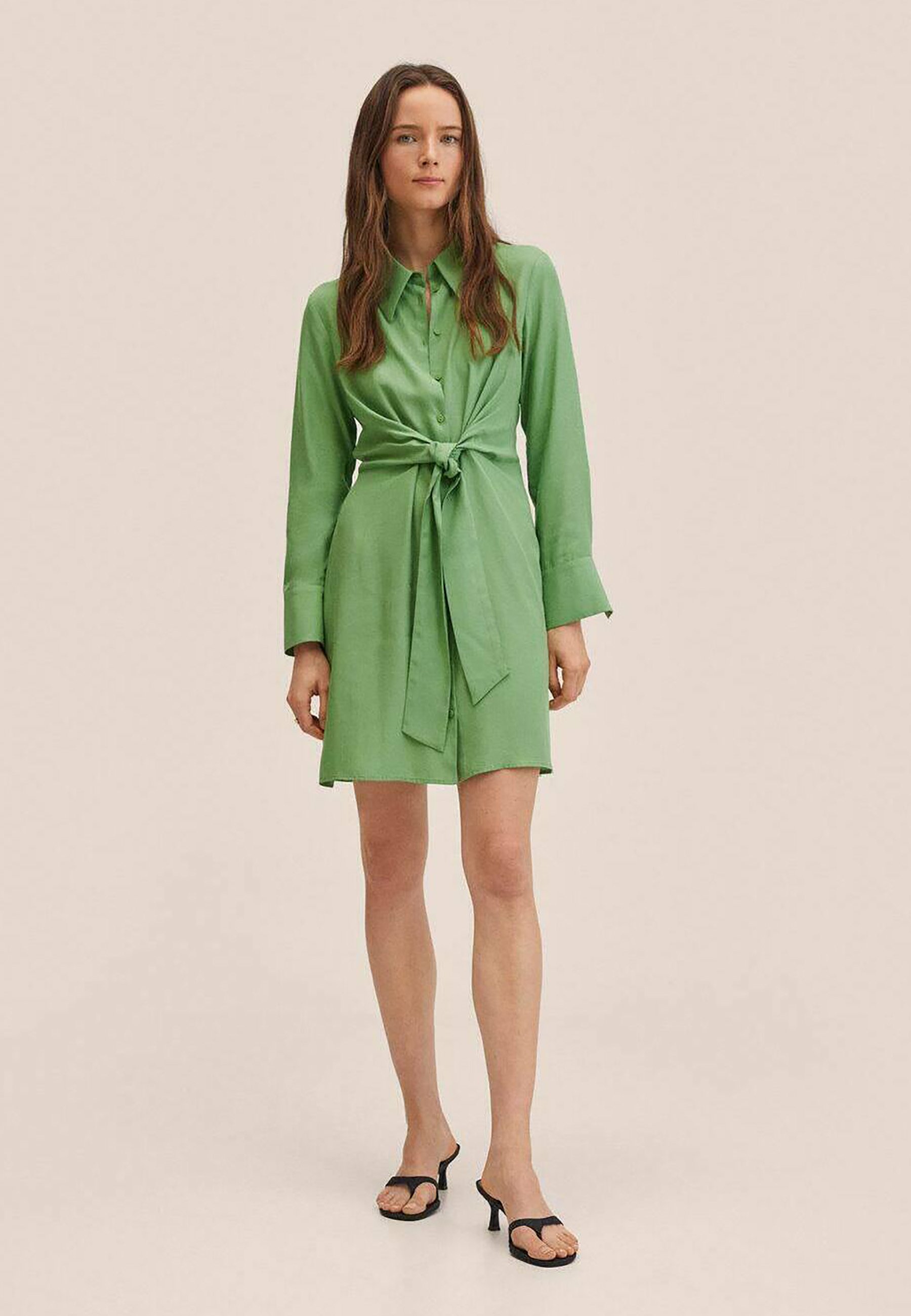 Mango NIKITA - Blusenkleid - groen/grün - Zalando.de