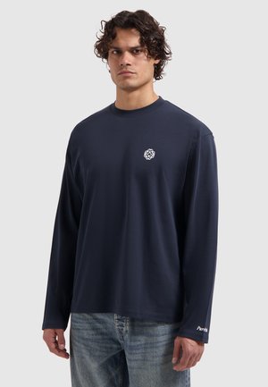 BOXY FIT CREWNECK LS - Longsleeve - dark navy