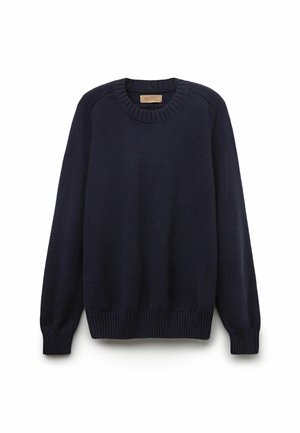 Falconeri ROUND NECK - Strickpullover - Blue