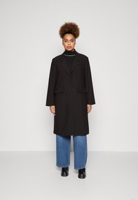 Vero Moda Curve - VMCLAIR LONG  - Klasičan kaput - black Minijatura 1