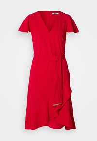 FLUTTER FAUX WRAP - Jerseykjole - scarlet