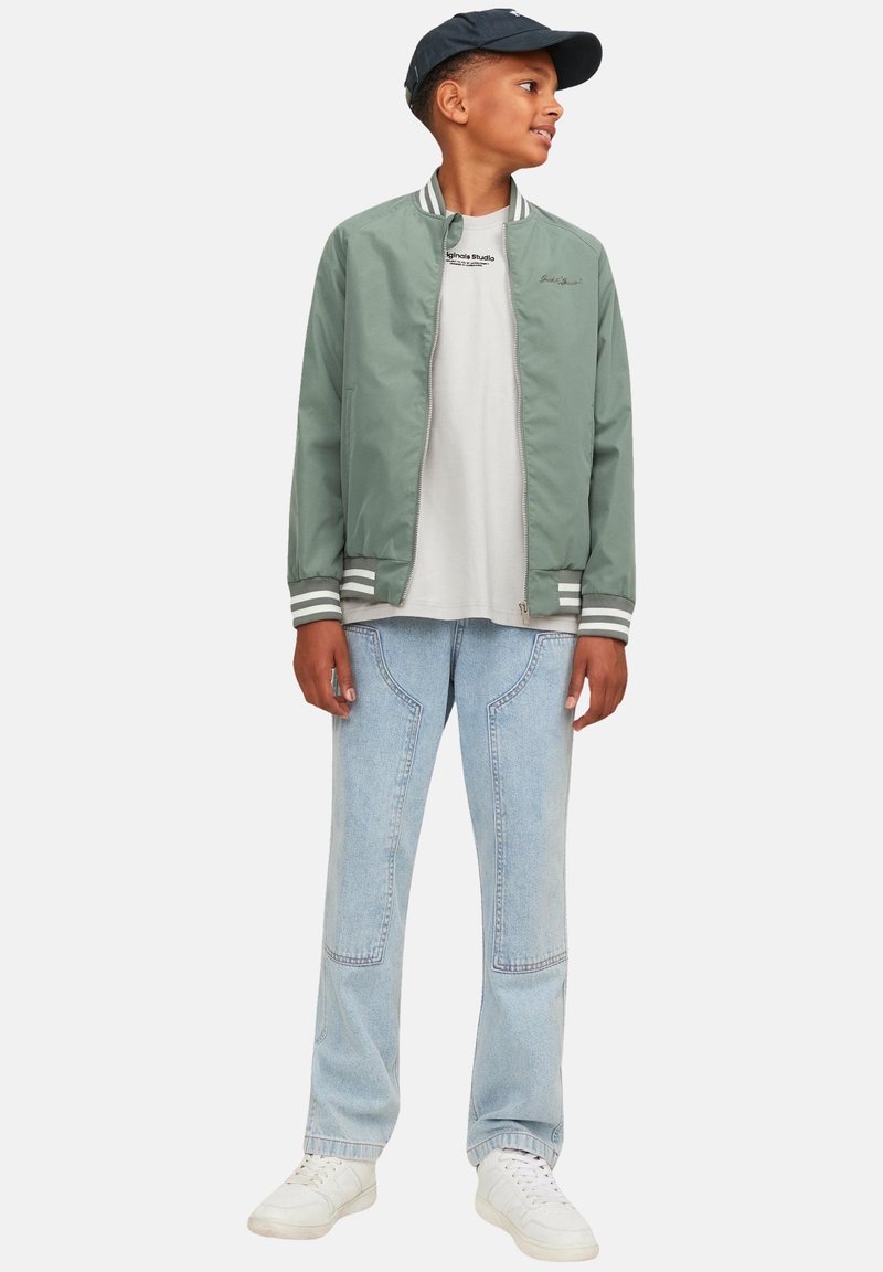 Jack & Jones VESTERBRO MIT 3-D-PRINT - Ilgarankovis viršutinės dalies drabužis - beige