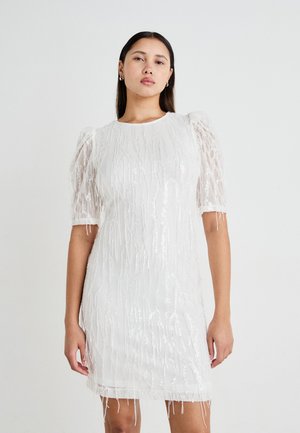 YASBOLINA SHORT DRESS - Koktailové šaty/večierkové šaty - star white