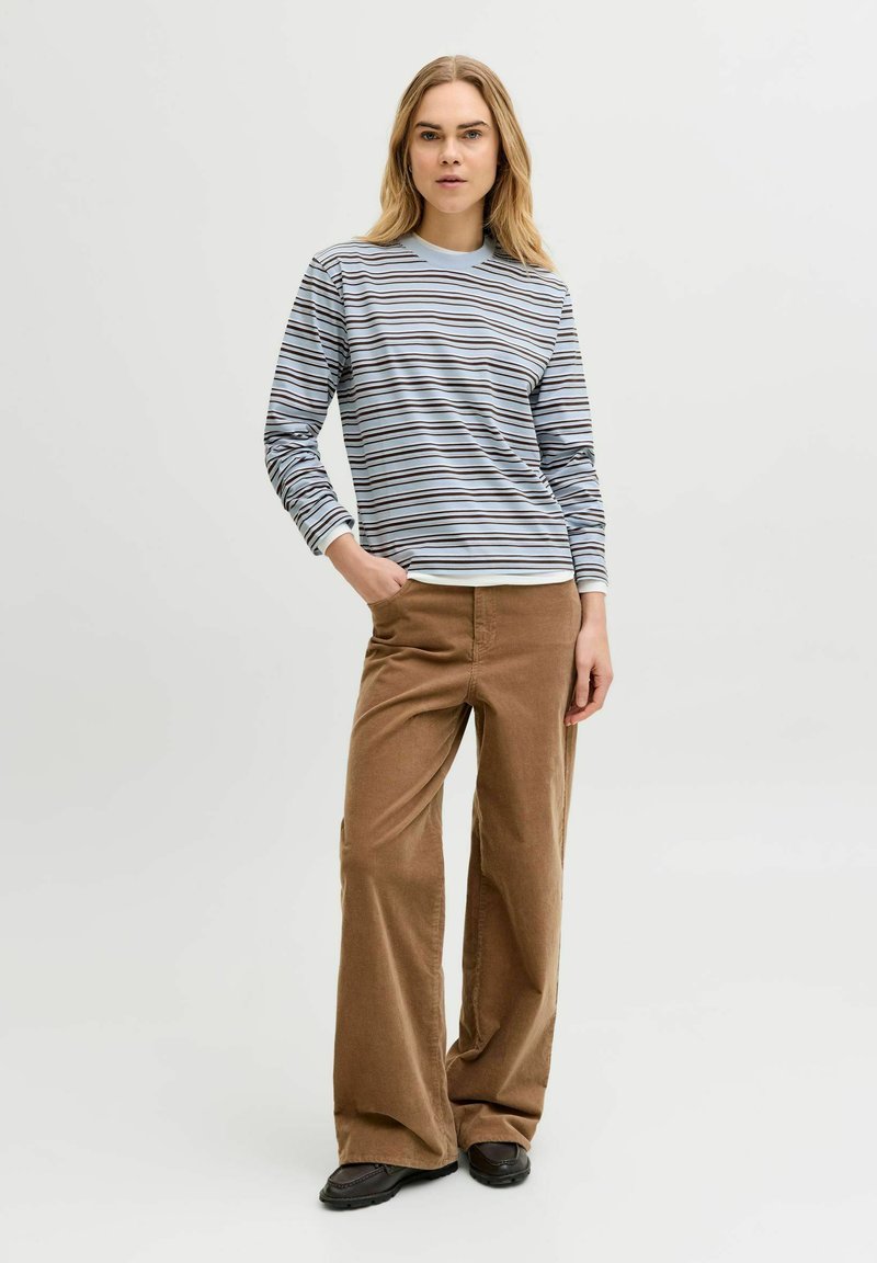 JJXX JXSOPHIA BOXY LS STRIPE TEE JRS SN - Ilgarankovis viršutinės