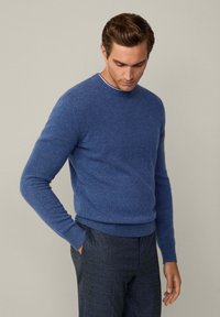 Hackett London CREW - Svetrík - chambray blue