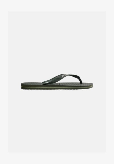BRASIL LOGO UNISEX - Sandales tongs - olive green
