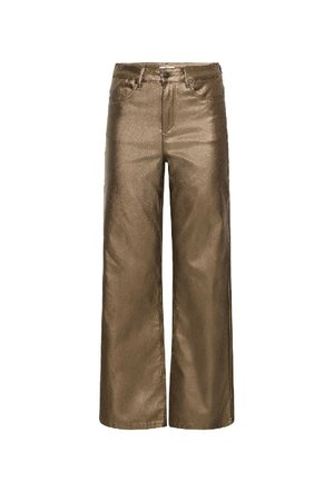 KIKO WIDE CASUAL - Pantaloni - antique brass
