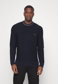 Farah BAYLEY CREW NECK - Camisola - true navy