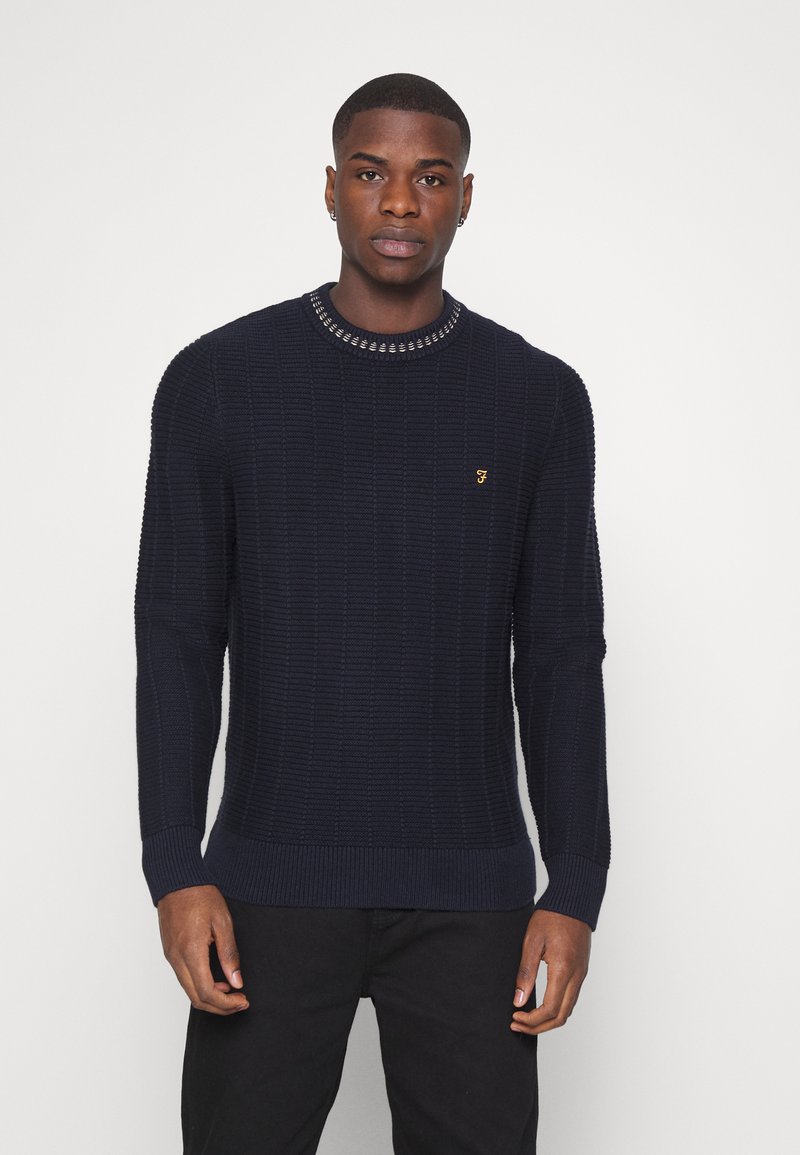 Farah BAYLEY CREW NECK - Camisola - true navy