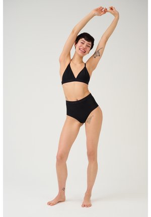 ALL MESH PANTIES - Pants - black