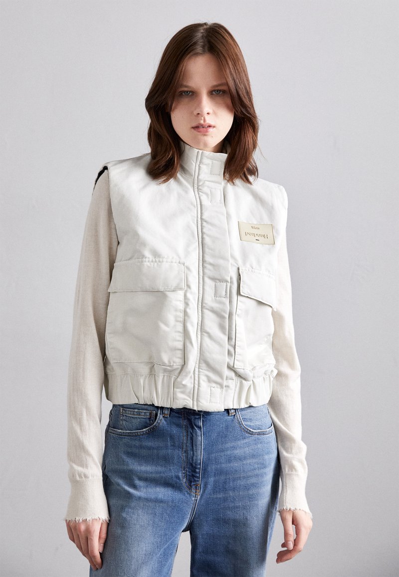 Won Hundred - NICOLA PIGMENT DYE - Veste sans manches - storm gray, Agrandir