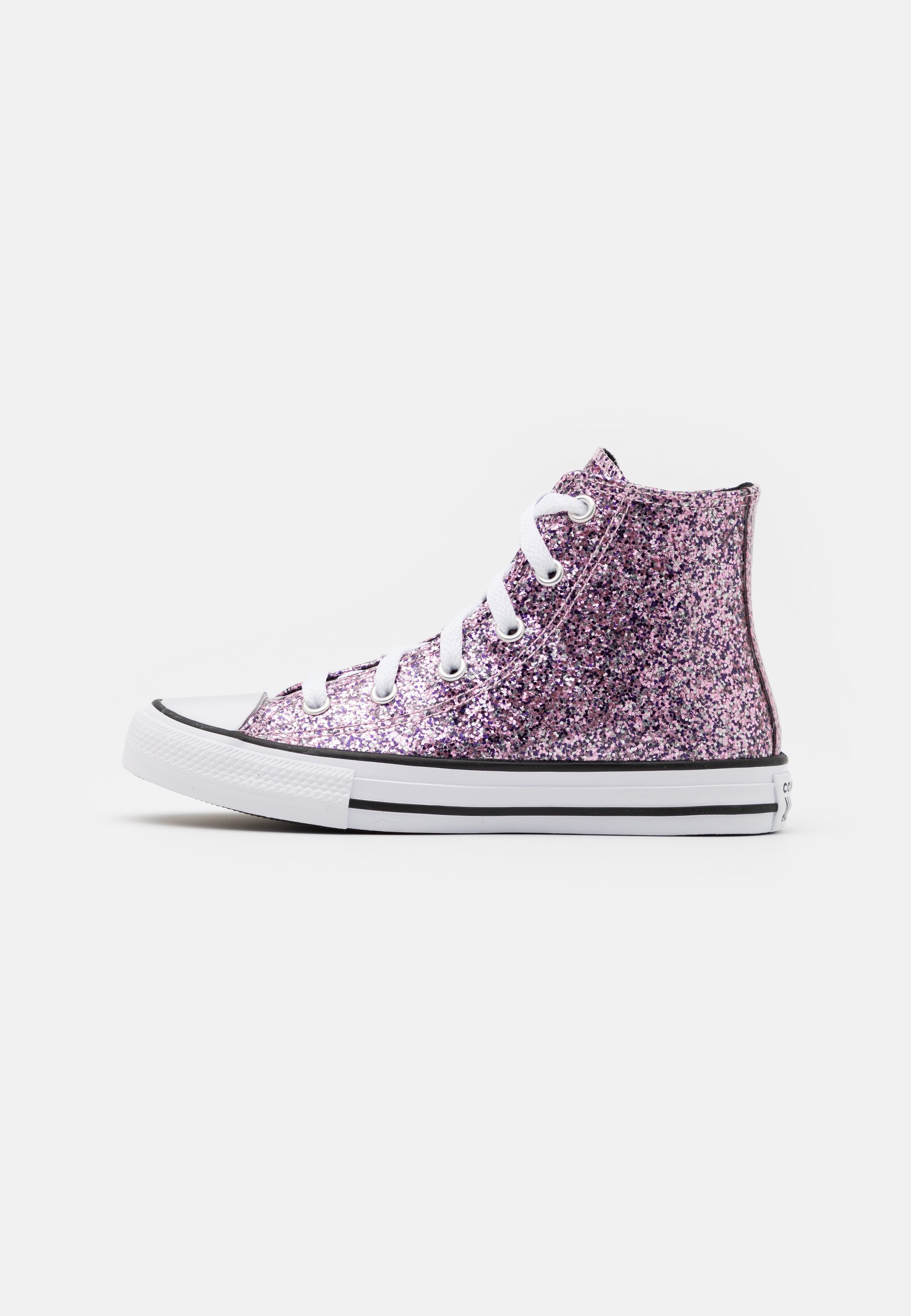Converse CHUCK TAYLOR ALL STAR GLITTER - Sneakers hoog - bright  lilac/black/white/paars - Zalando.nl