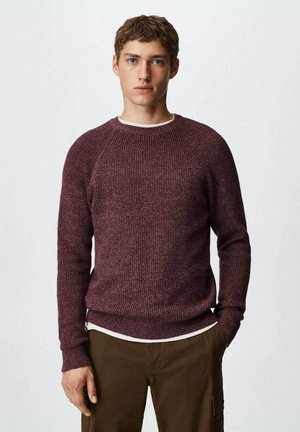 TEXAS - Maglione - vinrød