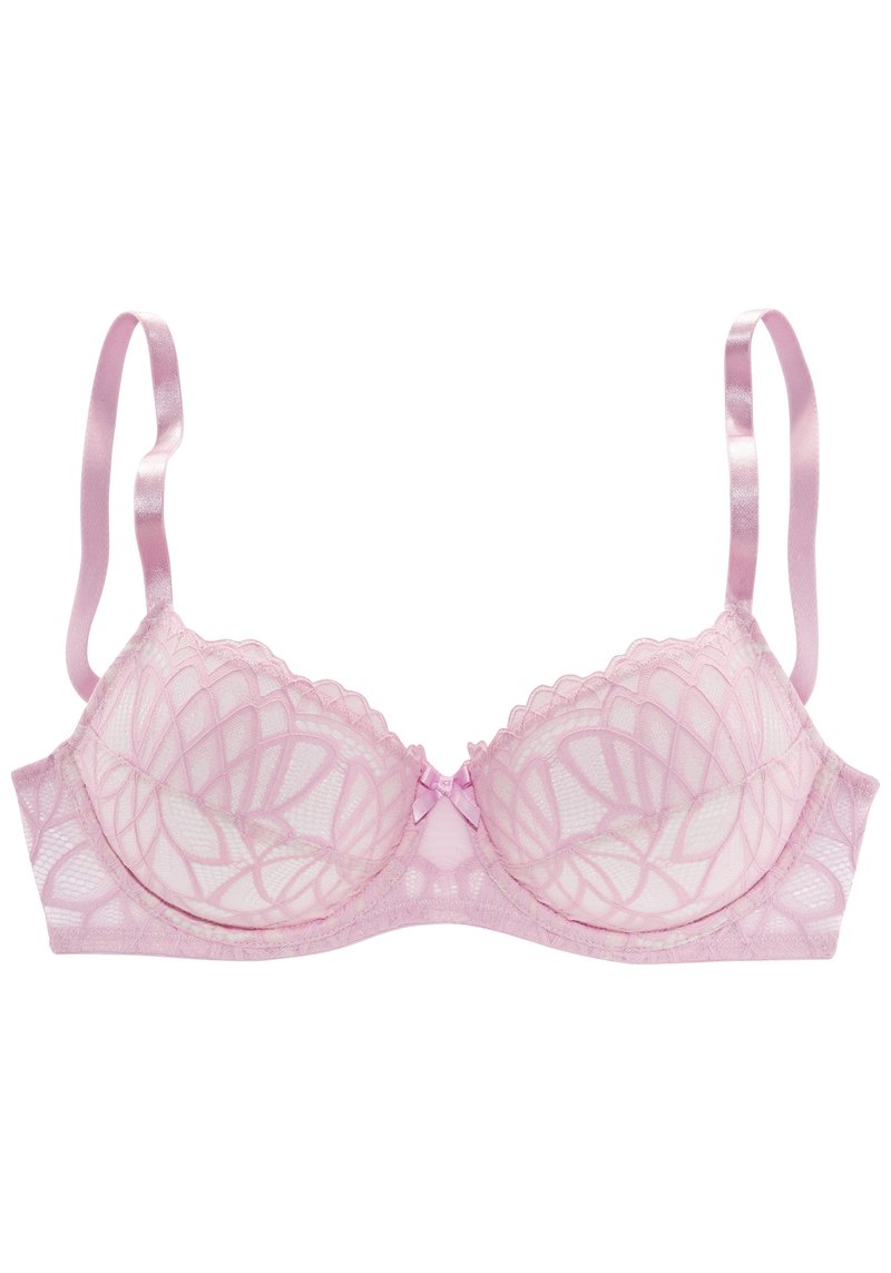 Lascana Beugel BH donkerroze