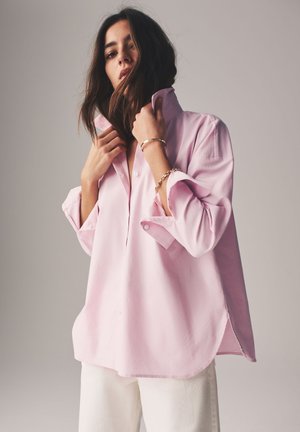 THE SET REGULAR FIT - 2 PACK OXFORD  - Košilová halenka  - pale pink white