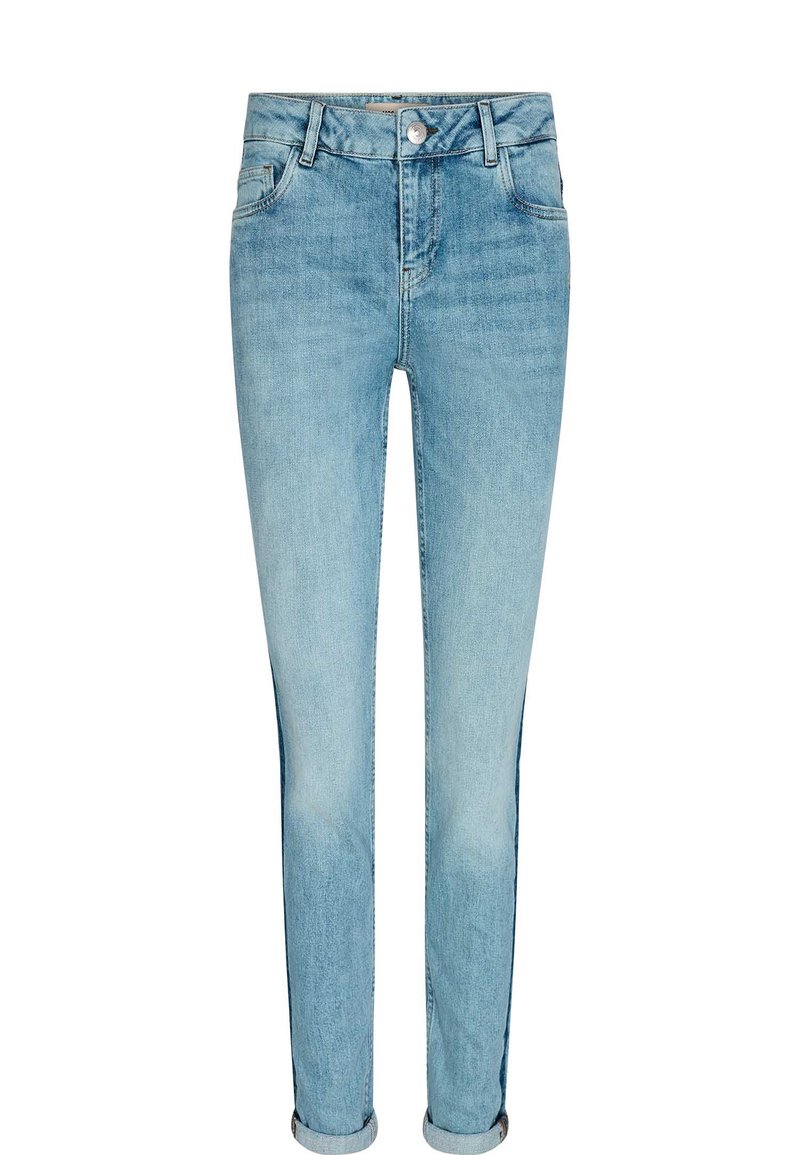MOS MOSH Slim fit jeans lichtblauw denim
