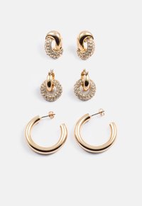 3 PACK - Kõrvarõngad - gold-coloured