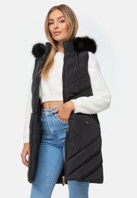 Threadbare PIRE PREMIUM  - Waistcoat - black