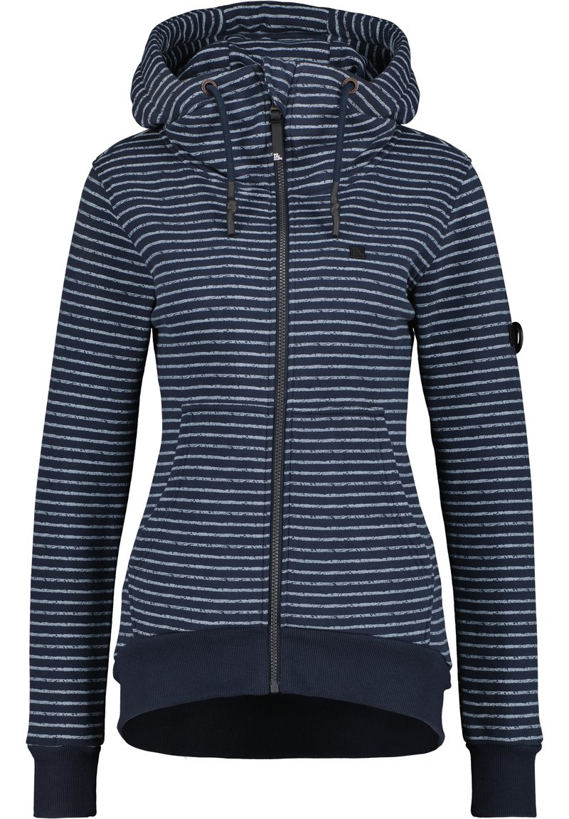 Bluză de molton cu fermoar