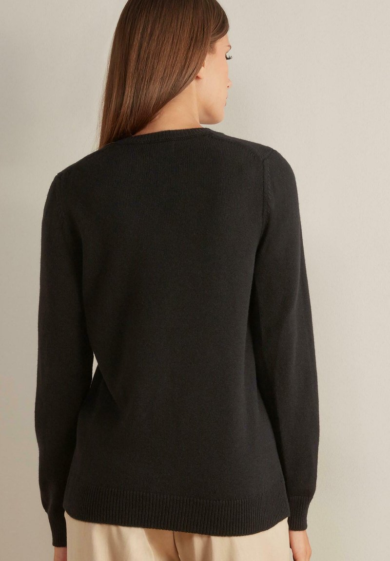 Damen Strickjacken | Falconeri ULTRASOFT Strickpullover schwarz black/schwarz - CY00750 Damen Strickjacken | Falconeri ULTRASOFT Strickpullover schwarz black/schwarz - CY00750