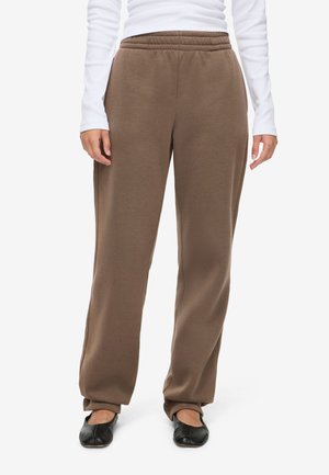 Noisy May SWEATPANTS NMBLOOM - Pantalon de survêtement - hot fudge