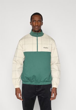 SPRUCE QUARTER ZIP - Szabadtéri dzseki - hunter green/ivory