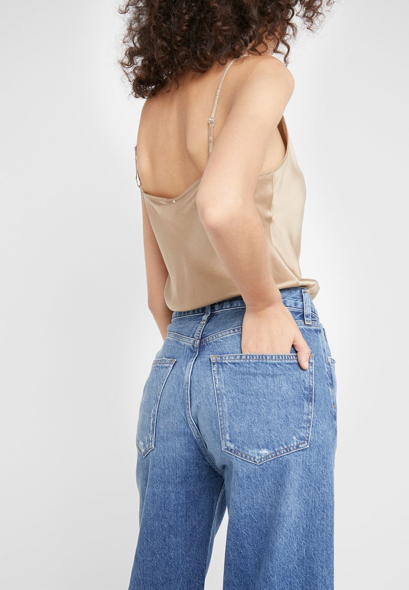 Damen Bekleidung | Agolde REN WIDE LEG Jeans Relaxed Fit blue denim - HJ21417 Damen Bekleidung | Agolde REN WIDE LEG Jeans Relaxed Fit blue denim - HJ21417