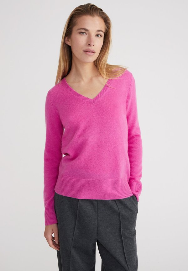 Strickpullover - fuchsia