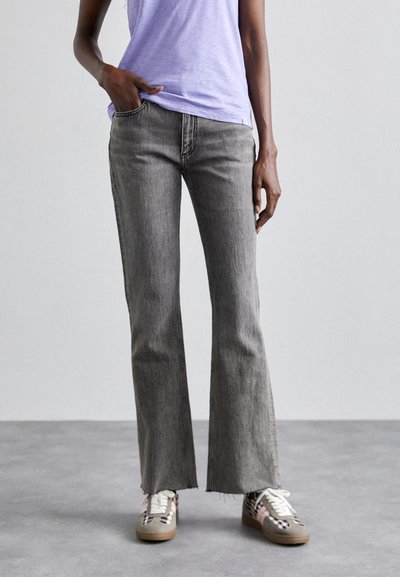 rag & bone PEYTON MID RISE - Jean bootcut - black denim