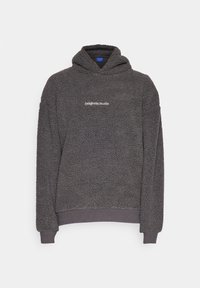 Jack & Jones JORVESTERBRO HOOD - Fleece jumper - asphalt