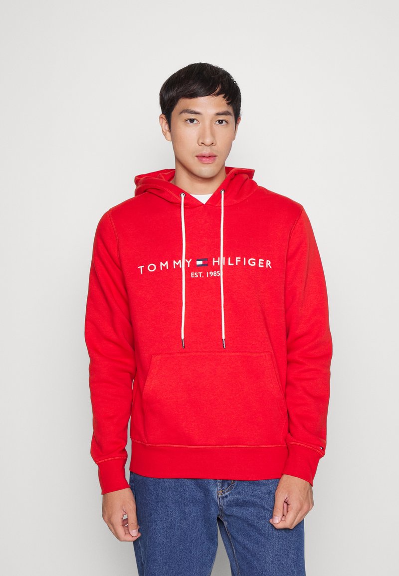 Tommy Hilfiger LOGO HOODY - Sweatshirt com capuz - empire flame