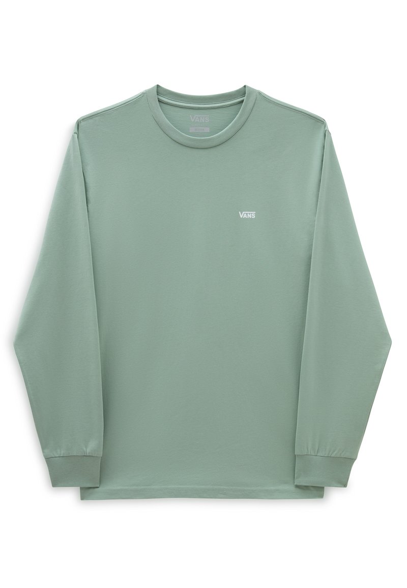 Vans LEFT CHEST HIT - Maglietta a manica lunga - iceberg green white