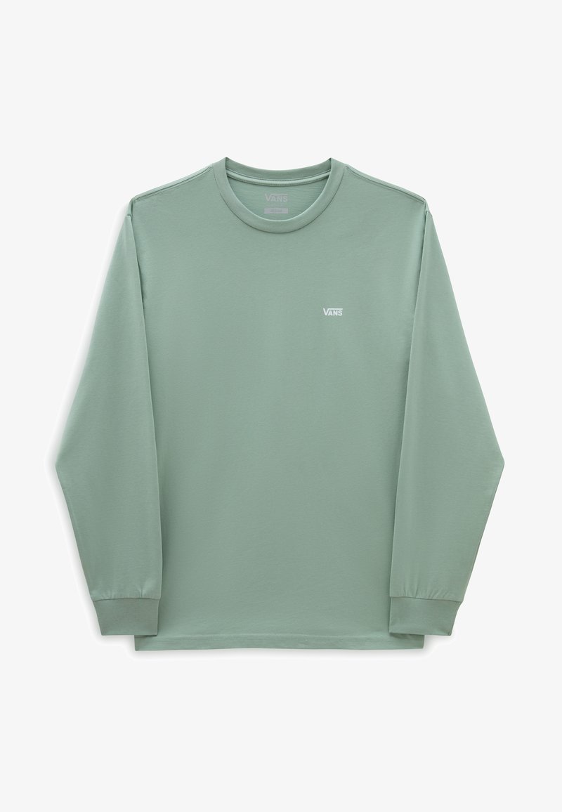 Vans LEFT CHEST HIT - Maglietta a manica lunga - iceberg green white