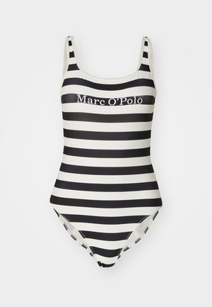 Marc O'Polo, CLASSIC - Badeanzug - black/cream