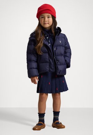 Polo Ralph Lauren HOODED DOWN JACKET - Down jacket - newport navy/white