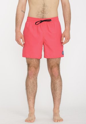 BOARD LIDO SOLID - Shorts da mare - washed ruby