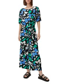 s.Oliver OVERALL - Jumpsuit - mehrfarbig  schwarz