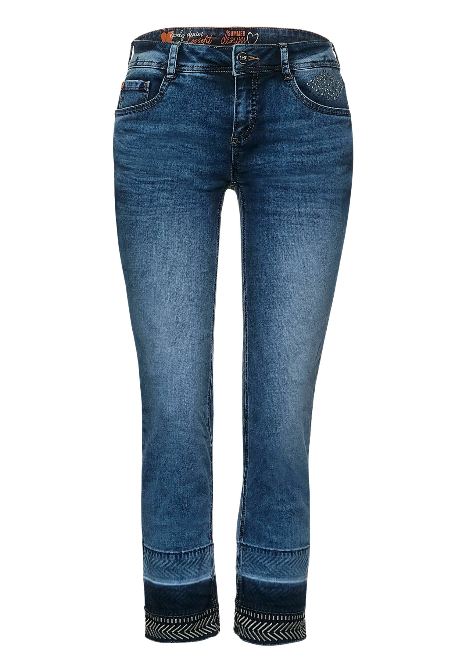 Street One Jeans slim fit - blau/blå 