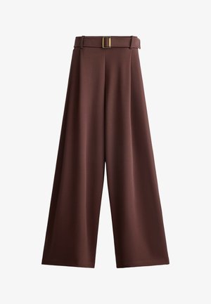 OYSHO, Pantaloni - chocolate red