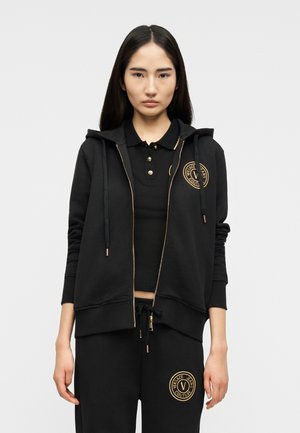 Kapucnis pulóver - black/gold-colored